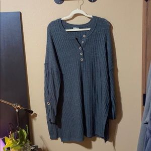 Free People rib knit tunic